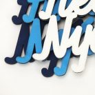 "Hello Nyár" felirat színes 7,5x8,5cm 3db/csomag