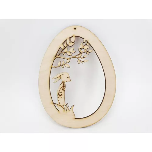 Natúr fa - Nyuszis tojásdísz