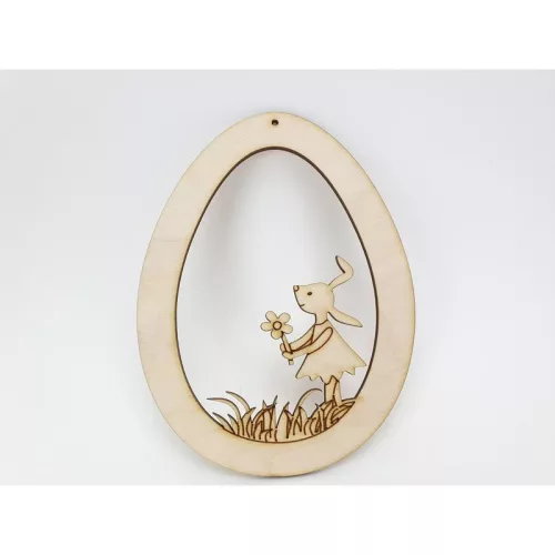 Natúr fa - Nyuszis tojásdísz