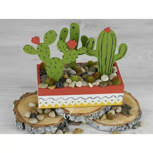 Natúr fa - Kaktusz csomag 15cm 3db/csomag