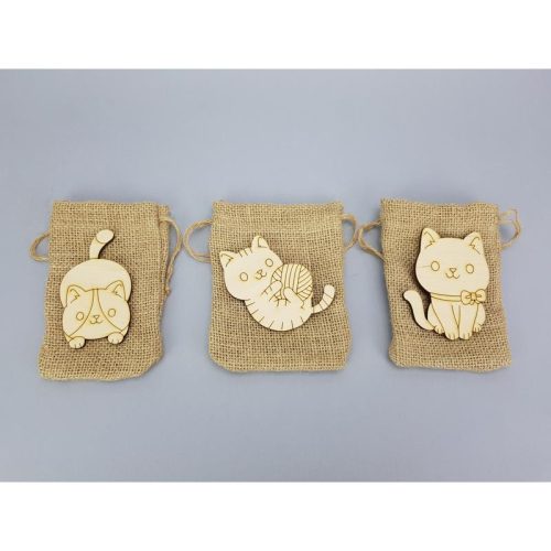 Zsákbamacska - meglepetés cicával 1db/cs