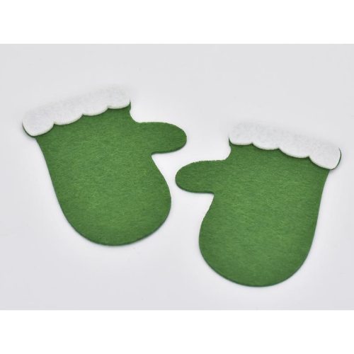 Filc lapok karácsonyi színek piros-fehér-zöld 6db/csomag