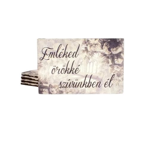 Nyomtatott dekorkarton - Emléked örökké..3db/cs