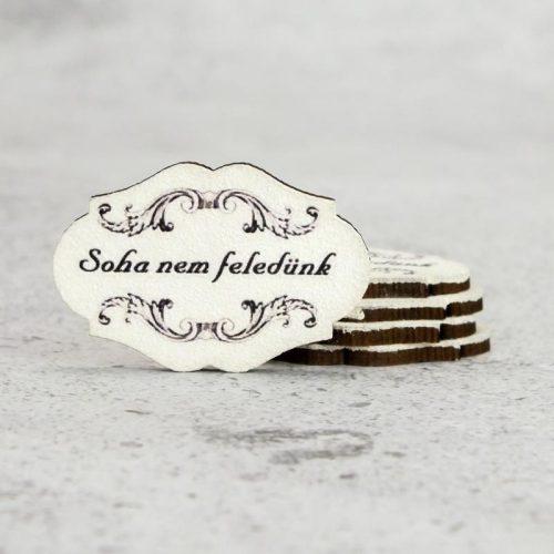 Nyomtatott dekorkarton - Soha nem feledünk 5db/cs