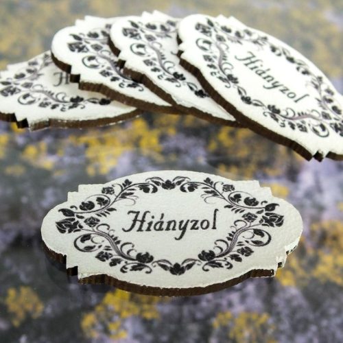 Nyomtatott dekorkarton - hiányzol 5db/cs