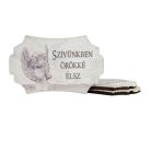 Nyomtatott dekorkarton - Szívünkben örökké élsz 3db/cs