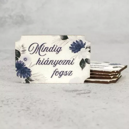 Nyomtatott dekorkarton - Mindig hiányozni fogsz 3db/cs