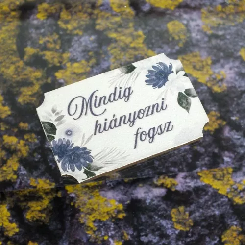Nyomtatott dekorkarton - Mindig hiányozni fogsz 3db/cs