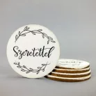 Nyomtatott dekorkarton - Szeretettel 5db/cs