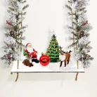 Dekor hinta - fehér 2db/szett kötéllel