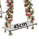 Dekor hinta - fehér 2db/szett kötéllel