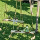 Dekor hinta - natúr 2db/szett kötéllel