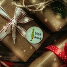 Nyomtatott fa tábla - Grincs "Boldog akármit" 3db/cs