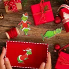 Nyomtatott dekorkarton - Gúnyos Grincs Trió 3db/csomag