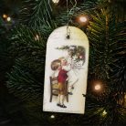 Nyomtatott dekorkarton - Vintage karácsonyi tábla 2db/csomag