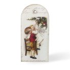 Nyomtatott dekorkarton - Vintage karácsonyi tábla 2db/csomag