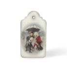 Nyomtatott dekorkarton - Vintage karácsonyi tábla 2db/csomag