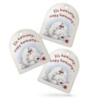 Nyomtatott dekorkarton - Vintage karácsonyi tábla 3db/csomag