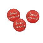 Nyomtatott fa tábla - Boldog Karácsonyt tábla 3db/csomag Piros/Fehér