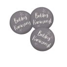 Nyomtatott fa tábla - Boldog Karácsonyt tábla 3db/csomag Szürke/fehér