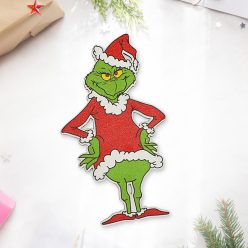 Nyomtatott dekorkarton - Mosolygós Grincs 15cm