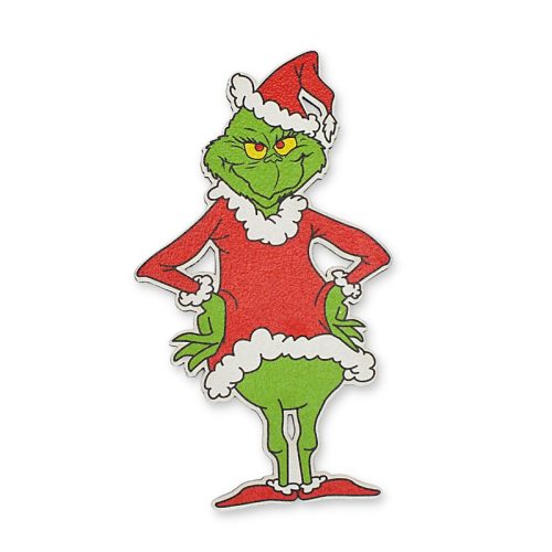 Nyomtatott dekorkarton - Mosolygós Grincs 15cm