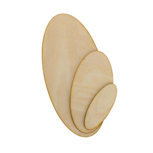 Natúr fa - Ovál tábla 15x6cm