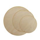 Natúr fa - Kerek tábla 15cm