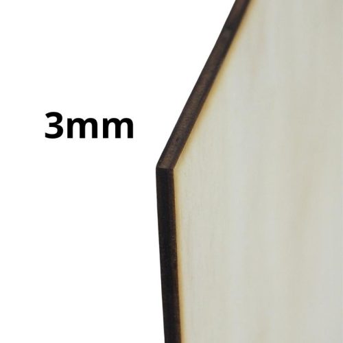 Natúr fa - Négyzet tábla 15x15cm