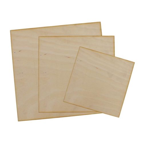 Natúr fa - Négyzet tábla 15x15cm