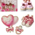 Nyomtatott dekorkarton - Baba csomag - lány 5db/csomag