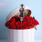 Nyomtatott dekorkarton - Diplomaosztó ballagás lány 12,5cm