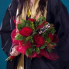 Nyomtatott dekorkarton - Diplomaosztó ballagás lány 12,5cm