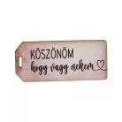 Nyomtatott dekorkarton - Köszönöm hogy vagy nekem táblák 5db