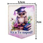 Nyomtatott dekorkarton - Ez a te napod! ballagás bookmark tábla 3db