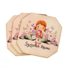 Nyomtatott dekorkarton- Szeretlek mama tábla 3db