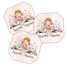 Nyomtatott dekorkarton - Szeretlek anyukám 3db