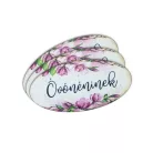 Nyomtatott dekorkarton - Óvónéninek ovál tábla 3db