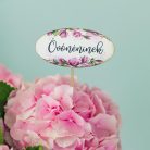 Nyomtatott dekorkarton - Óvónéninek ovál tábla 3db