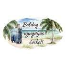 Nyomtatott dekorkarton - Boldog nyugdíjas éveket! 3db/cs