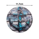 Nyomtatott fa koszorú közép - Horgony