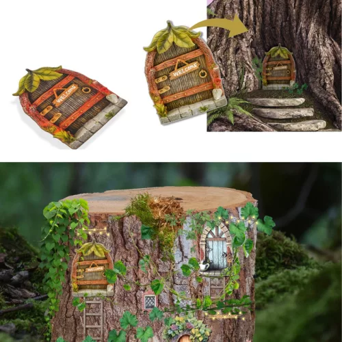 Nyomtatott dekorkarton - Manóajtó welcome