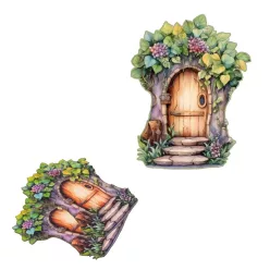   Nyomtatott dekorkarton - Tündérajtó Lagoril kicsi  2db/csomag