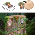 Nyomtatott dekorkarton - Tündérajtó Lagoril kicsi  2db/csomag