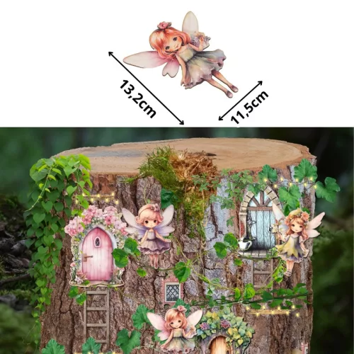 Nyomtatott dekorkarton - Tündér puncs