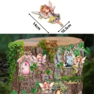 Nyomtatott dekorkarton - Tündér pisztácia