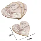 Nyomtatott dekorkarton - Drága Testvérem szív kegyelet 3db/csomag