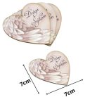 Nyomtatott dekorkarton - Drága Szüleim szív kegyelet 3db/csomag