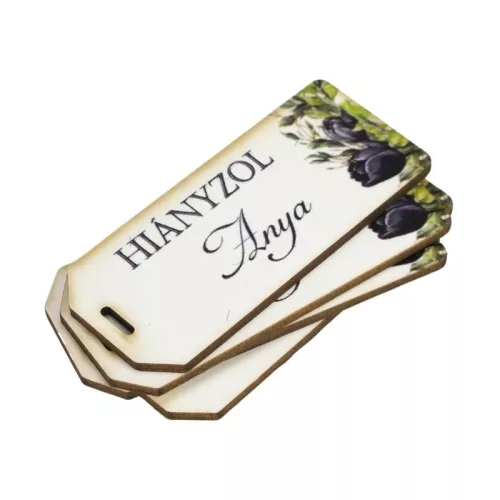 Nyomtatott dekorkarton - Hiányzol Anya kegyelet scrapbook 5db/csomag