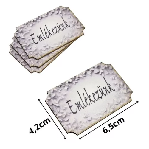 Nyomtatott dekorkarton - Emlékezünk 3db/cs